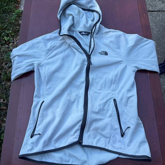 The North Face Women's Gray Full-Zip Hoodie - Size XL - Picture 1 of 4
